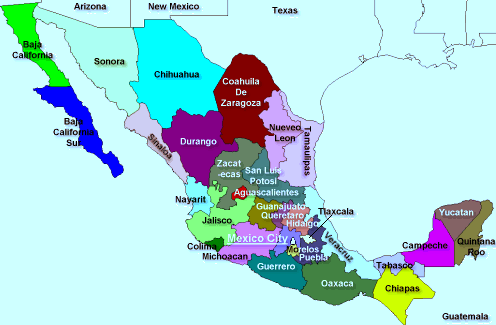 Bundesländer Mexikos